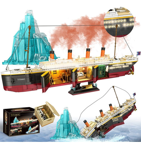 Lebrickcrt Titanic Building Blocks Compatible Con Lego, 2288