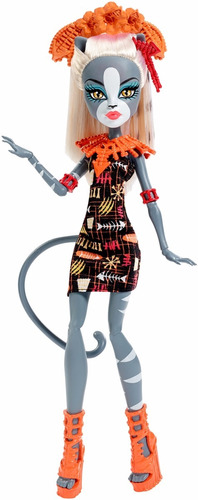 Monster High Ghouls Getaway Meowledy Articulada D Mattel.