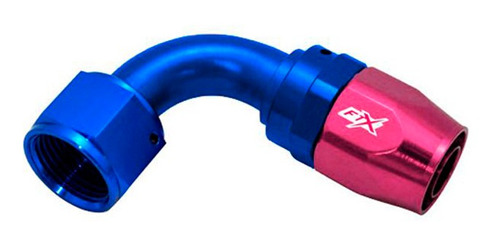 Imagen 1 de 2 de Acople Conexión 90° An10 Azul Rojo Ftx Fueltech