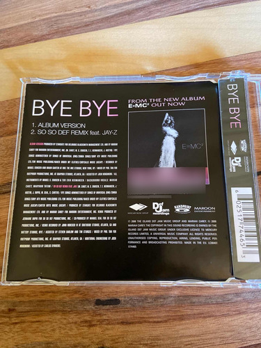 Mariah Carey Bye Bye Cd Single Europeu (Usado)