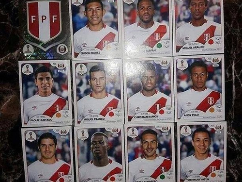 Imagen 3 de 10 de Panini Rusia 2018 - Figuritas, Figuras Mundial Rusia 2018