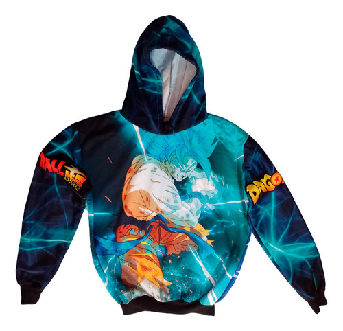 Chaqueta Dragon Ball Sublimación 3d Diferentes Diseños