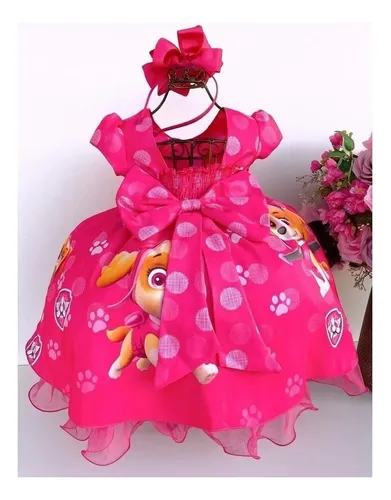 Vestido patrulha sale canina mercado livre