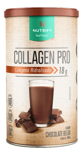 Collagen Pro Nutrify Proteína Body Balance Chocolate 450g