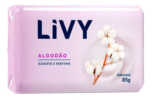 Atacado C/24 Sabonete Algodão Livy 85g
