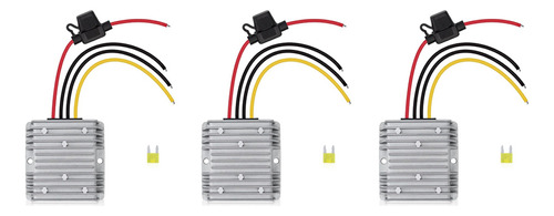 3 Convertidores  36 V/48 V A 12 V, 20 A, Regulador De Volt