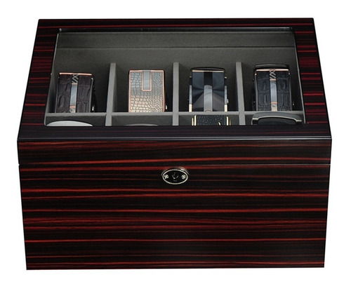 Estuche Para Cinturones Con Ventana 8 Ranuras