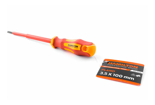 Destornillador Aislado 1000v Plano 3 X 100 Hamilton Dpl310v