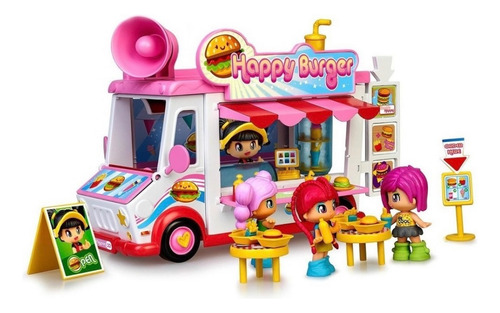 Pinypon Set 2 En 1 Happy Burger