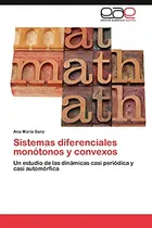 Comprar Libro Sistemas Diferenciales Monótonos Y Convexos: Un Estud