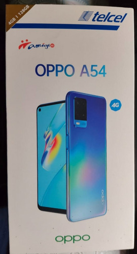 Celular Oppo A54 128gb + 4gb Ram. Telcel Azul (Usado)