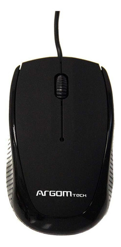 Mouse Usb Argom Optico 3d Ms14 Arg-ms-0014b Negro