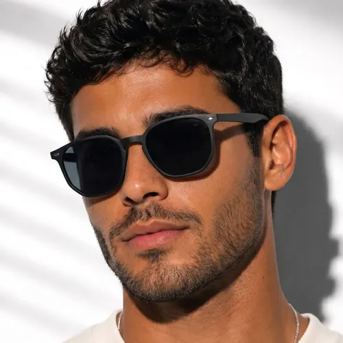 Oculos De Sol Moderno Hype Design Geometrico Uv400
