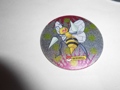 Tazos Laser # T-80 Beedrill  De Pokemon