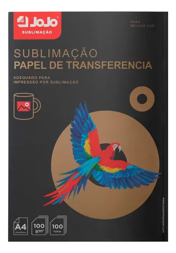 comprar Papel Para Sublimação A4 Jojo Fundo Rosa 100fls 100grs