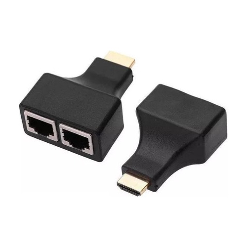 Adaptador Extensor Extensores Hdmi 30m Rj45 Utp Cat5e/6 /e +