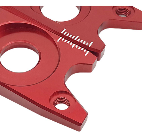 Bloque De Eje Trasero Apto Compatible Con Suzuki Rojo