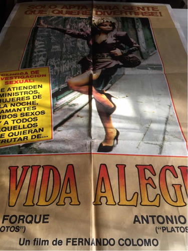 Poster La Vida Alegre Veronica Forque Fernando Colomo