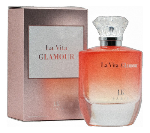 Perfume La Vita Glamour Deo Colônia 100ml J.k Paris Feminino Compatível Com La Vie Est Belle