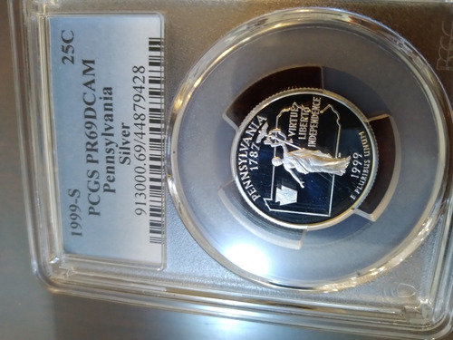 Antigua 1787-1999 Moneda Plata Certificada Sin Circular (2)