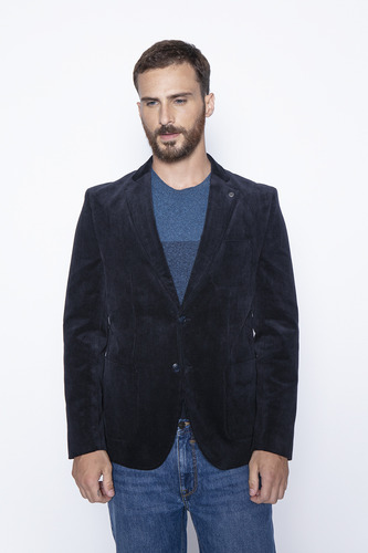 Blazer Corduroy Sport Fj Azul Fw2024 Ferouch