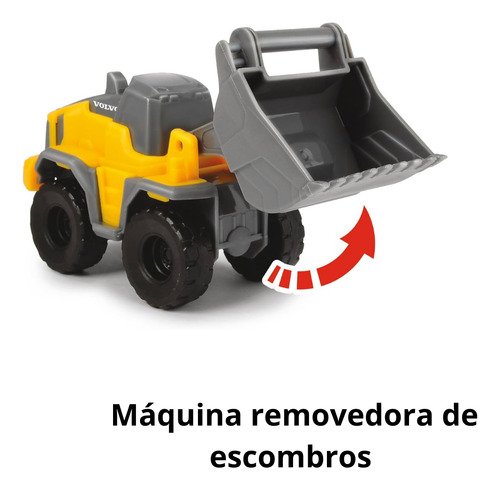 Camión De Construcción Mack Y Carga Volvo Dickie Toys Pack