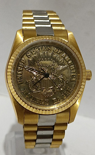 Increíble Reloj Moneda Bradford Exchange Eagle No Rolex