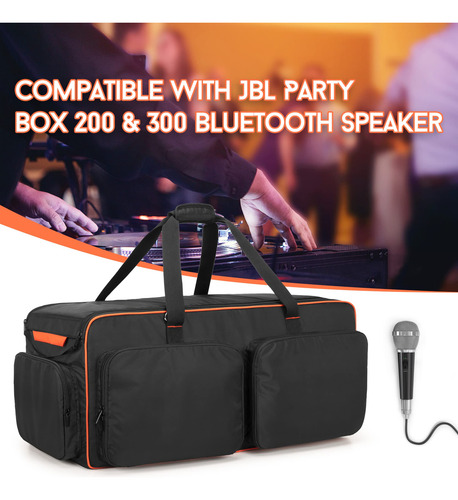 Funda Con Manijas Para Parlantejbl Party Box 200 Y 300