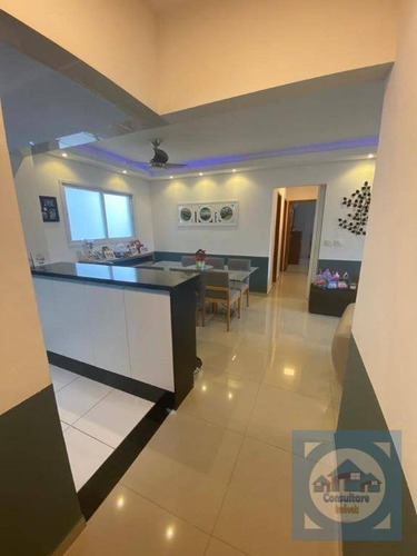 Apartamento Com 3 Dormitórios À Venda, 131 M² Por R$ 870.000,00 - Campo Grande - Santos/sp - Ap5697