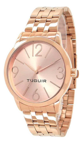 Relógio Feminino Tuguir Analógico Tg148 Tg30108 - Rose