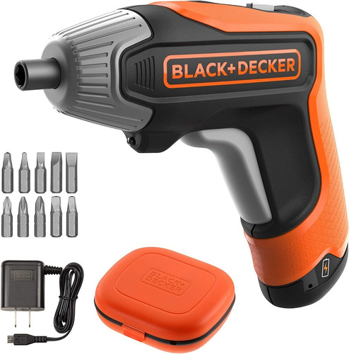 Black+decker Destornillador Inalámbrico 4v Max Carga Rápida 