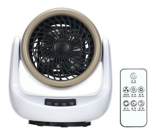 Mini Calentador De Ambiente Y Ventilador Con Control Remoto