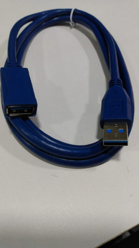 Imagen 3 de 3 de Cable Alargue Usb 3.0 De 1.5 Metros Extensor Macho Hembra