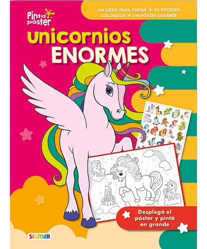 Unicornios Enormes (pinto Poster) - Varios Autores