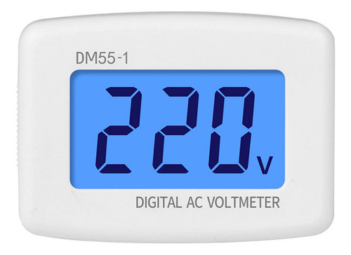1 Medidor Eléctrico Voltaje Lcd 110v 220v Ac 80-300v Plug