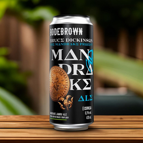 Cerveja Bodebrown Mandrake Ale 470ml Com Flor De Jambu Lata