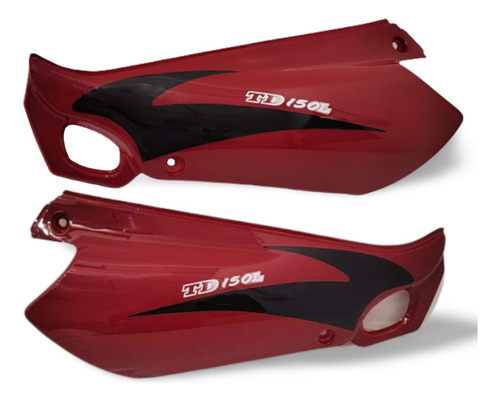 Kit Juego Cachas Bajo Asiento Mondial Enduro Td 150 L Rojo