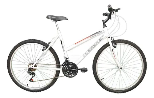 Bicicleta A26 Thunder Mtb 21v Tk3 Track Branco Bj