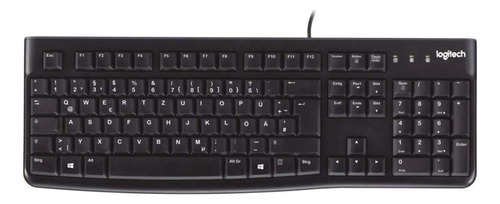 Teclado Logitech K120, Usb, Alámbrico, Negro (español)