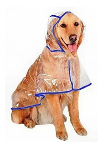 Capa Impermeable Para Mascotas-lluvia Talla M