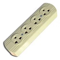 Comprar Tomacorriente 4 Salidas Universales C\u002Ftierra 15a U30 Opalux