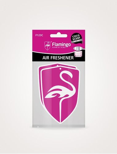 Aromatizante Papel Aroma Coco - Incluye 2 Unidades Flamingo