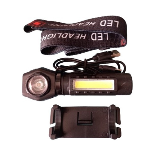 Lt688 Linterna De Mano Y Frontal , Luz Led Y Cob