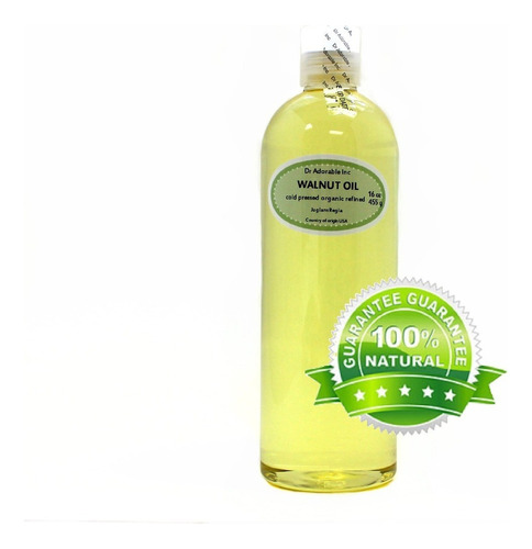 Aceite De Nuez Orgánico Prensado En Frío De 16 Oz Msi