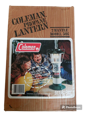 Coleman Vintage Lámpara De Propano 100% Original Md 5114c700