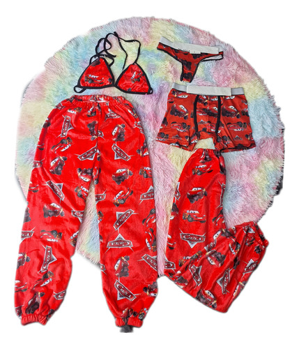 Pijama En Duo 7pz Para Pareja
