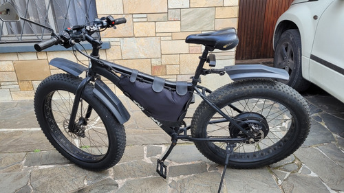 Bicicleta Eléctrica 48v 1000w 39ah 2 Baterias Noenvio! Negro (Usado)