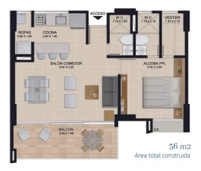 Apartamento en venta