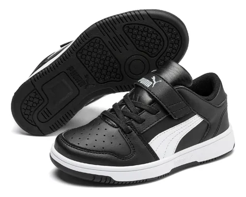 Tenis Puma Rebound Lay up Lo V Negro Ni os 370492 02 Env o gratis