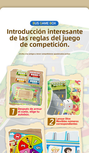 Juego De Mesa Bus Stop, Ajedrez, Mesa De Juego De Aprendizaj